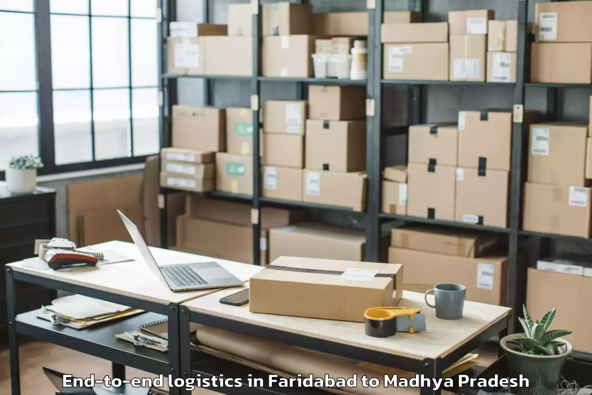 Top Faridabad to Thandla End To End Logistics Available